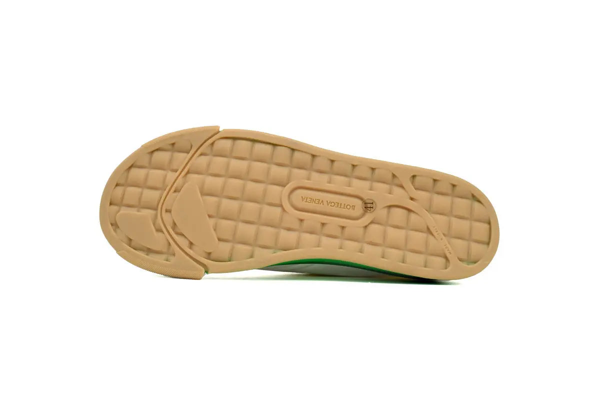 Bottega Veneta Scarpa White/Green Sneakers