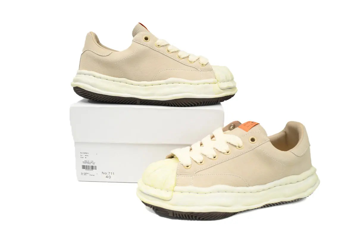 Mihara Yasuhiro Beige Sneakers
