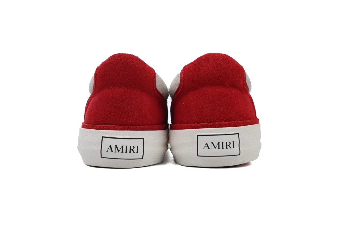 Amiri Sunset Skate Red Sneakers