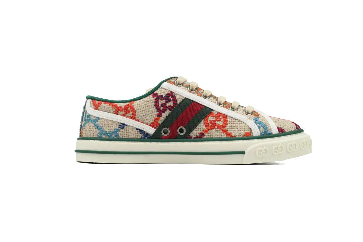 Gucci Tennis White Multicolor Sneakers