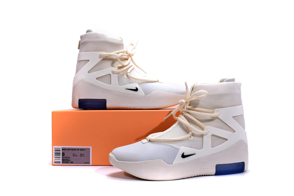 Nike Air Fear of God 1 High Top White
