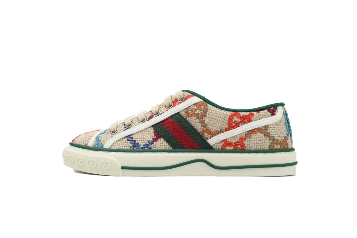 Gucci Tennis White Multicolor Sneakers