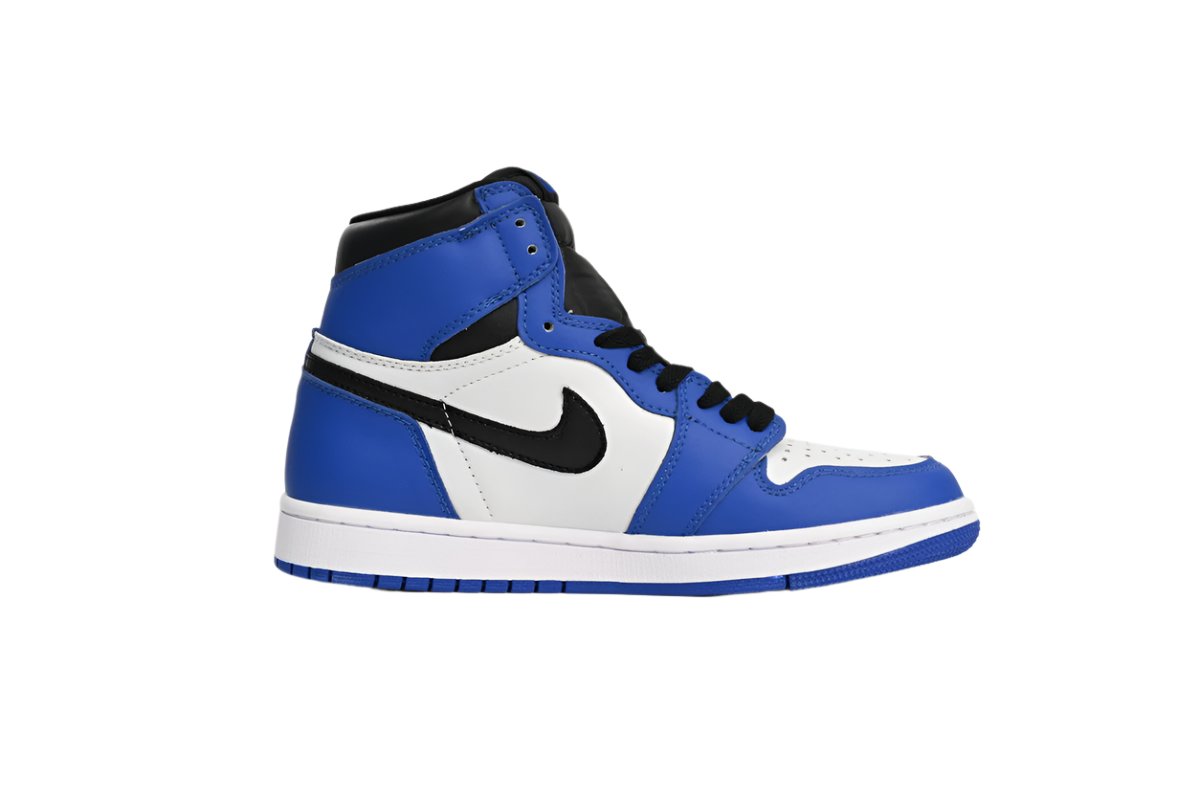 Air Jordan 1 High Blue and White Sneakers