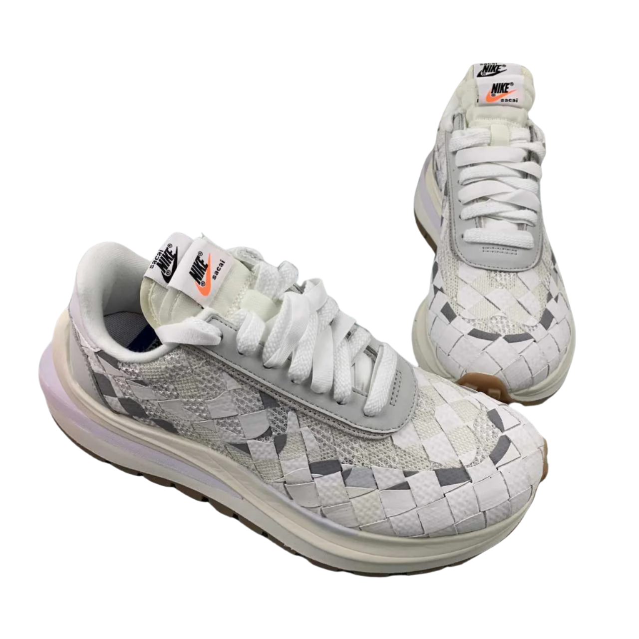 Nike LDWaffle Sacai White & Grey Checkered