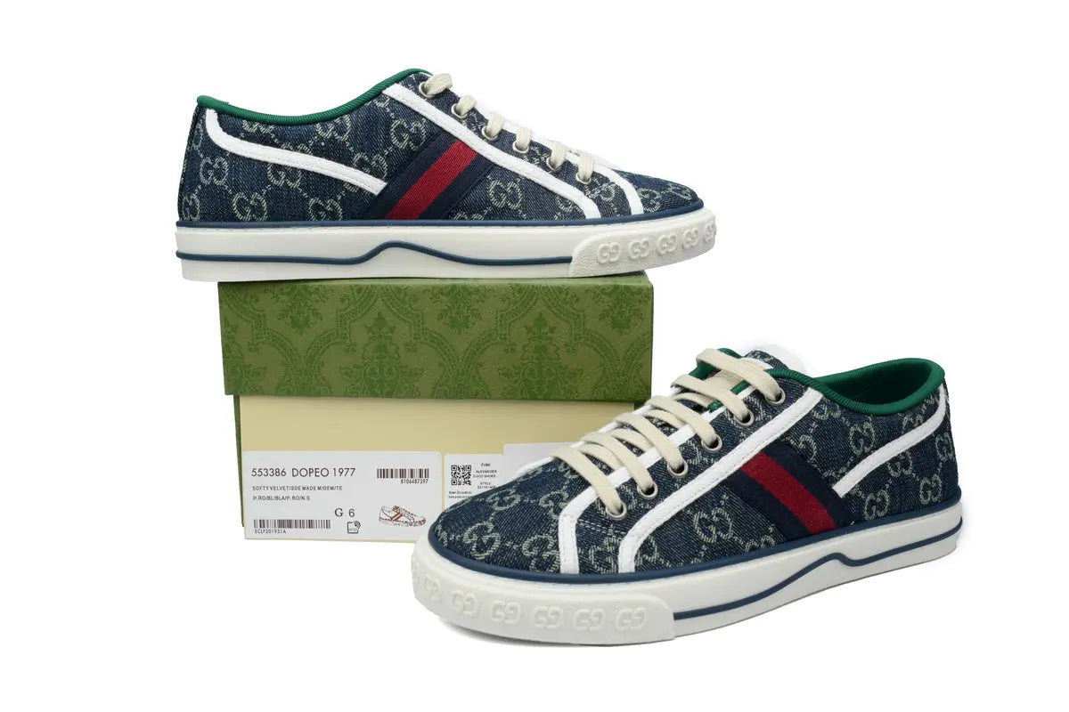Gucci Blue Tennis Sneakers B-Shop