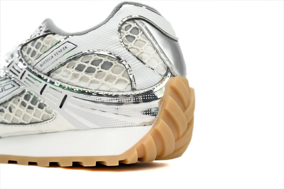 Bottega Veneta Silver Sneakers