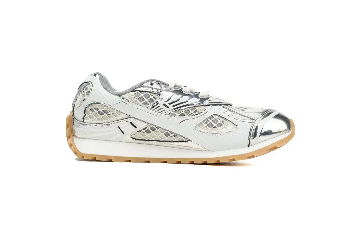 Bottega Veneta Silver Sneakers