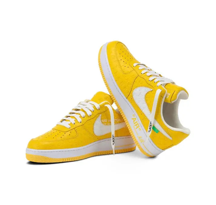 Nike Air Force 1 Yellow Sneakers
