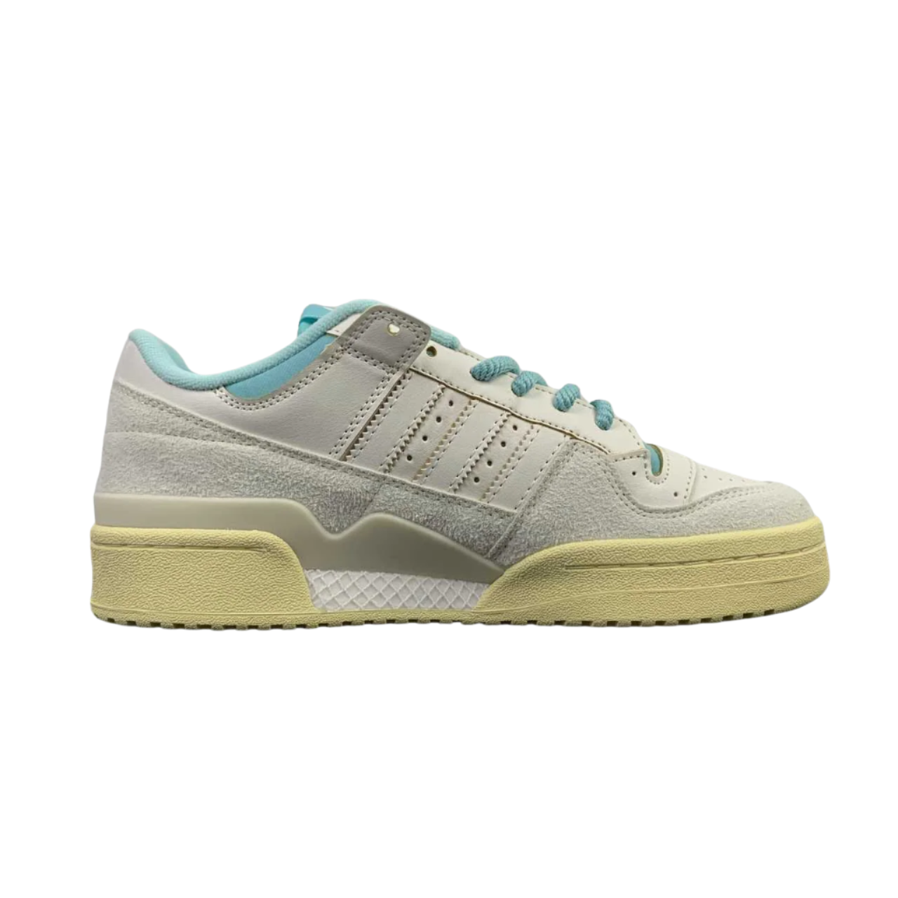 Adidas Forum Low White Light Blue Sneakers