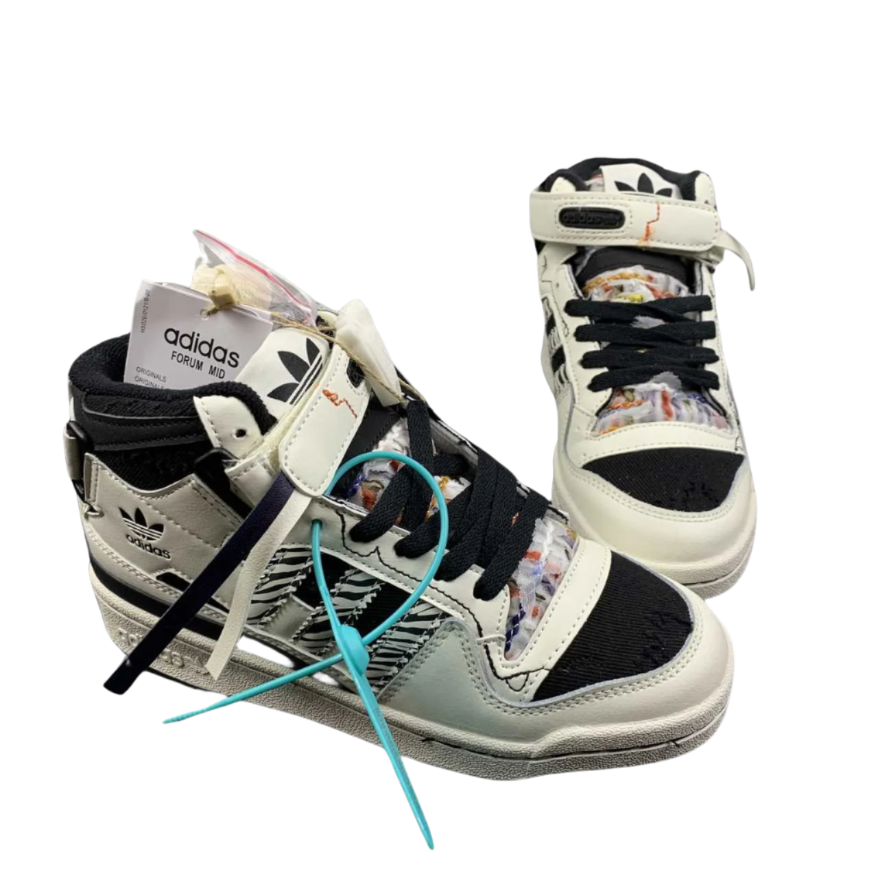 Adidas Forum Mid Black White Sneakers