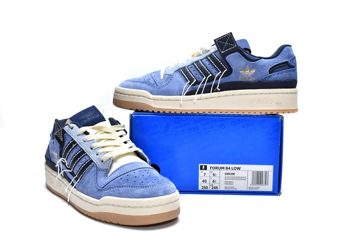 Adidas Forum 84 Low Blue Sneakers
