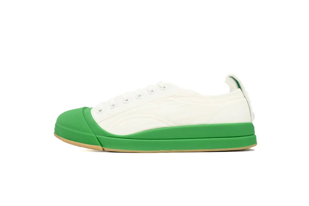 Bottega Veneta Scarpa White/Green Sneakers