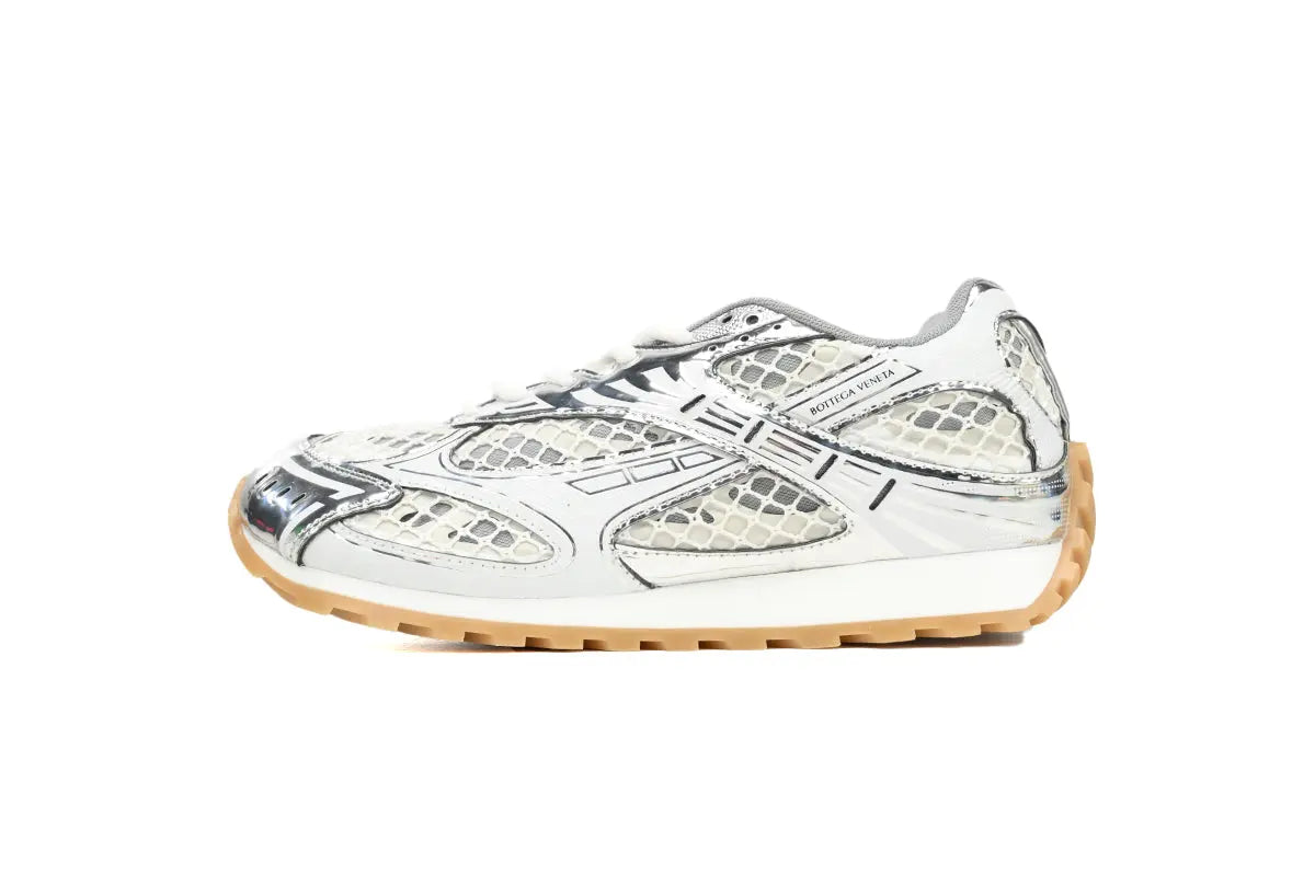 Bottega Veneta Silver Sneakers