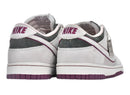 SB Dunk Low - White, Burgundy & Gray