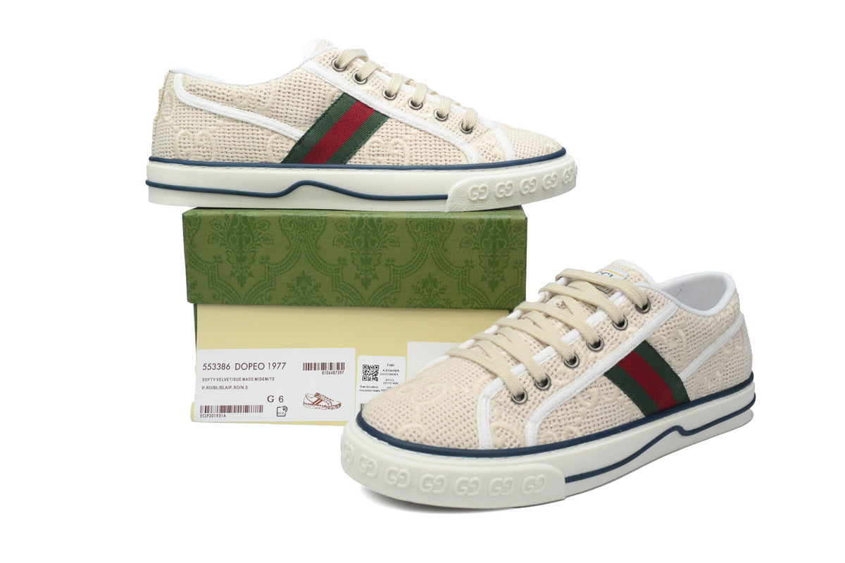 Gucci Tennis White Sneakers