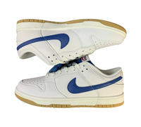 SB Dunk Low - White & Royal Blue