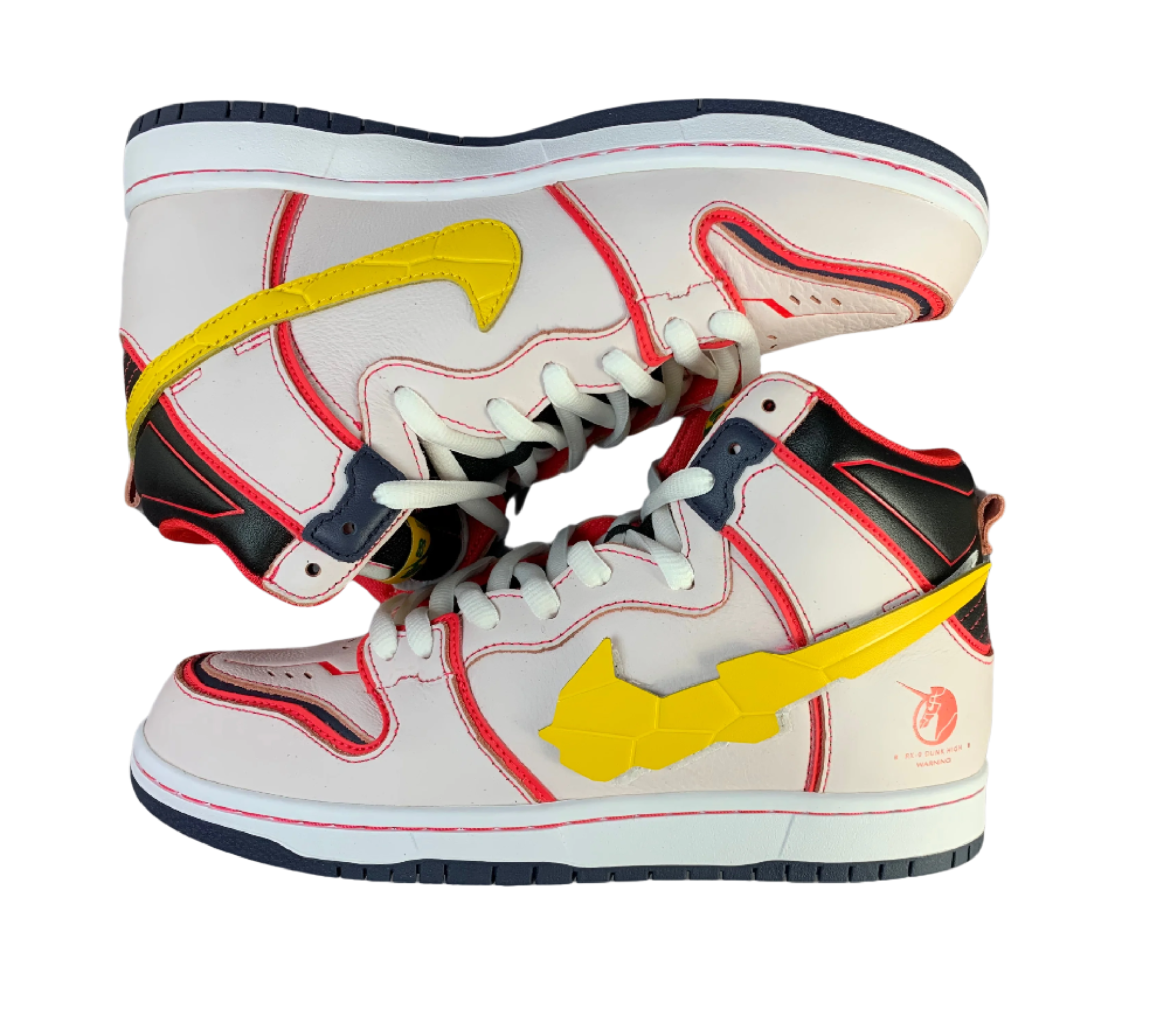 SB Dunk High - White & Yellow Edition