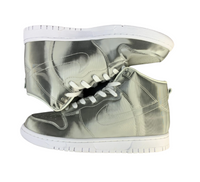 SB Dunk High - Silver Iridescent Edition