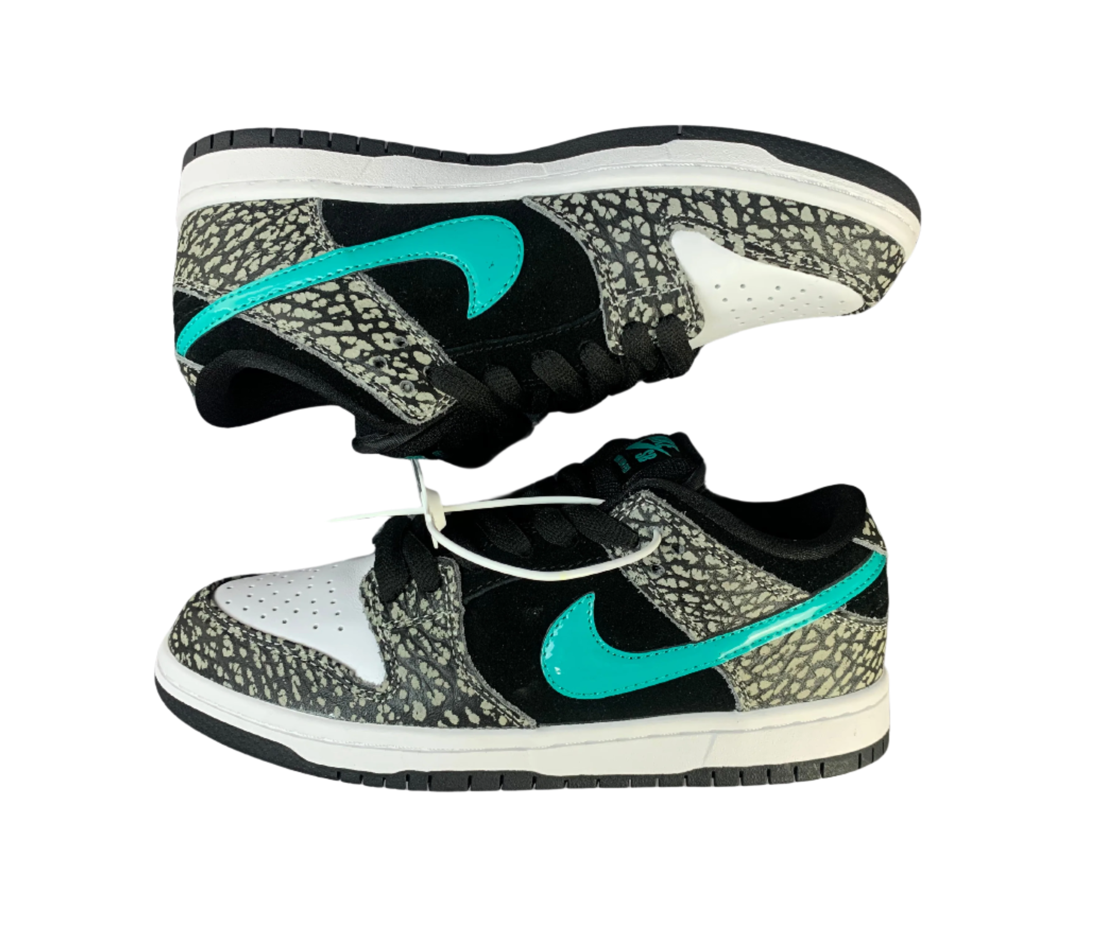 SB Dunk Low Elephant Jade - Black, Grey & Teal