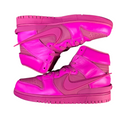 SB Dunk High - Hot Pink Blaze Edition