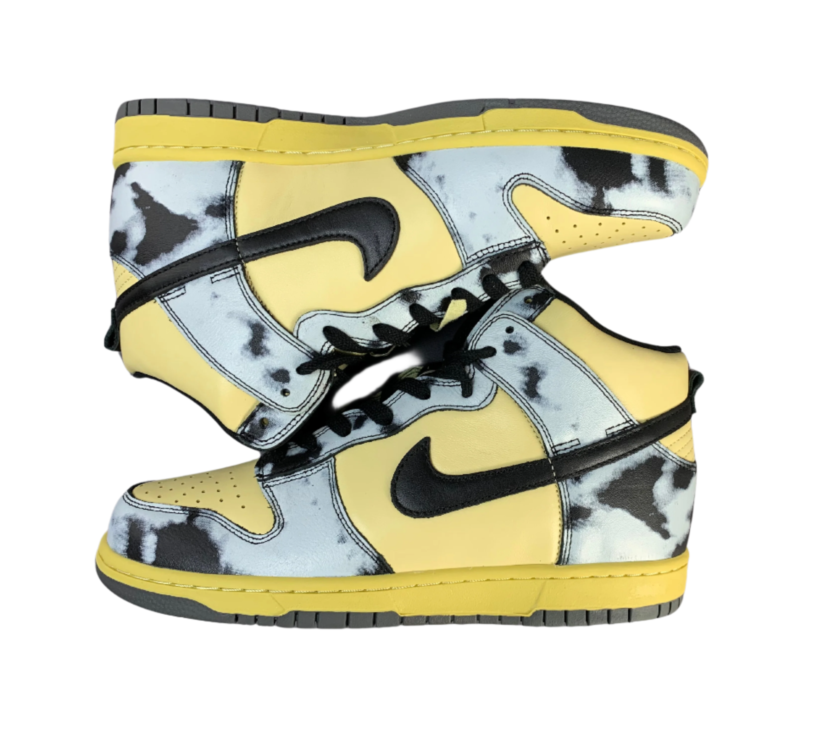 SB Dunk High - Yellow Splash Edition