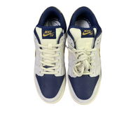 SB Dunk Low - Gold & Navy Suede