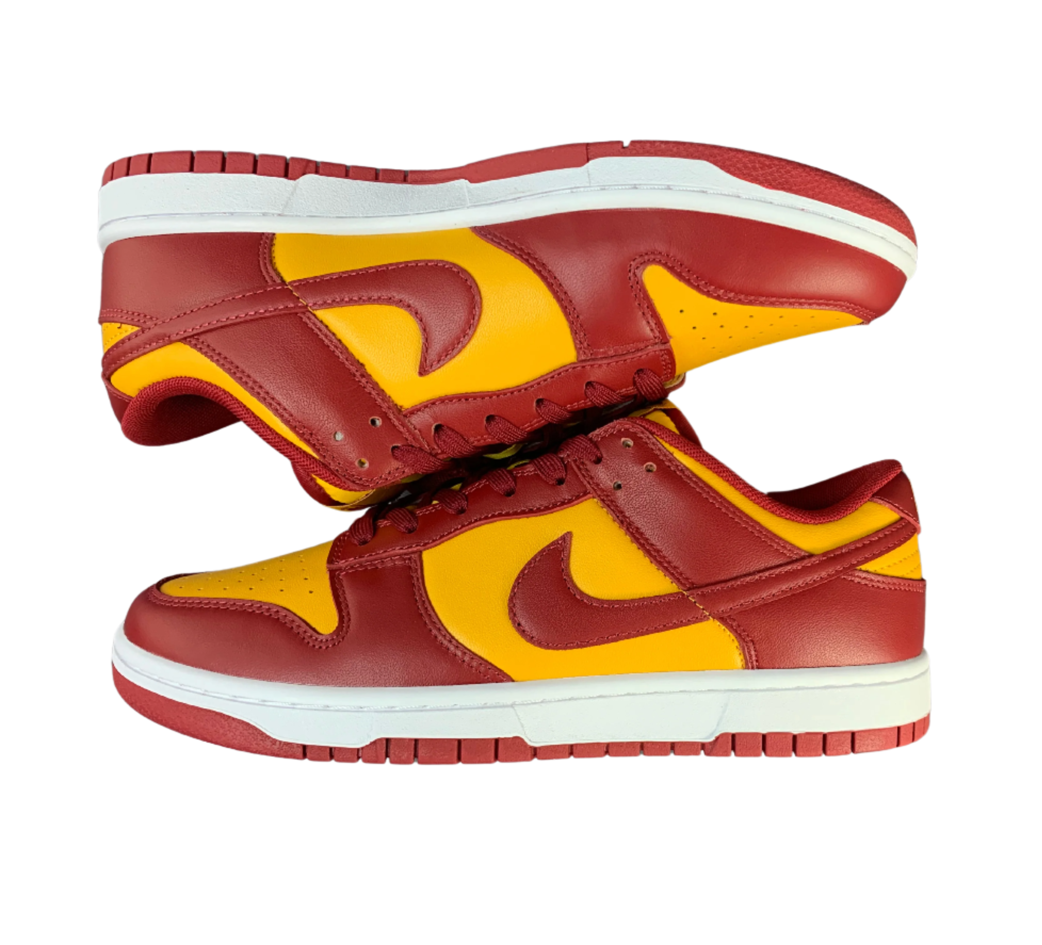 SB Dunk Low - Varsity Red & University Gold