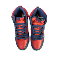 SB Dunk High - Red & Navy Edition