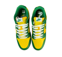 SB Dunk Low - Green & Yellow Fusion