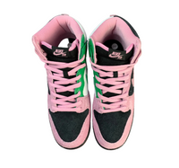 SB Dunk High - Pink & Black Suede Edition