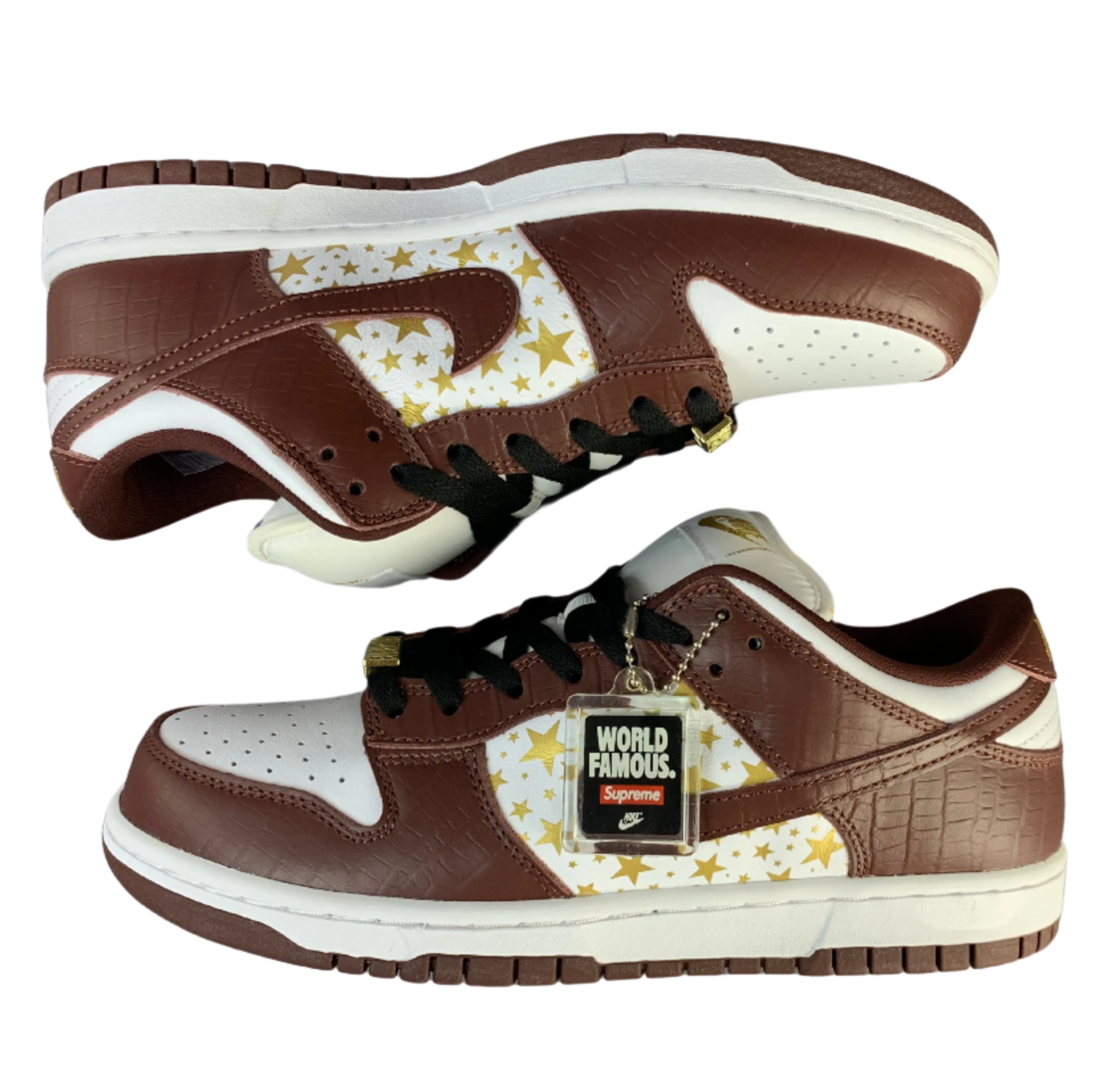 SB Dunk Low - Rich Brown & Gold Star Edition