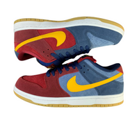 SB Dunk Low Barcelona - Navy Blue & Yellow Swoosh Edition