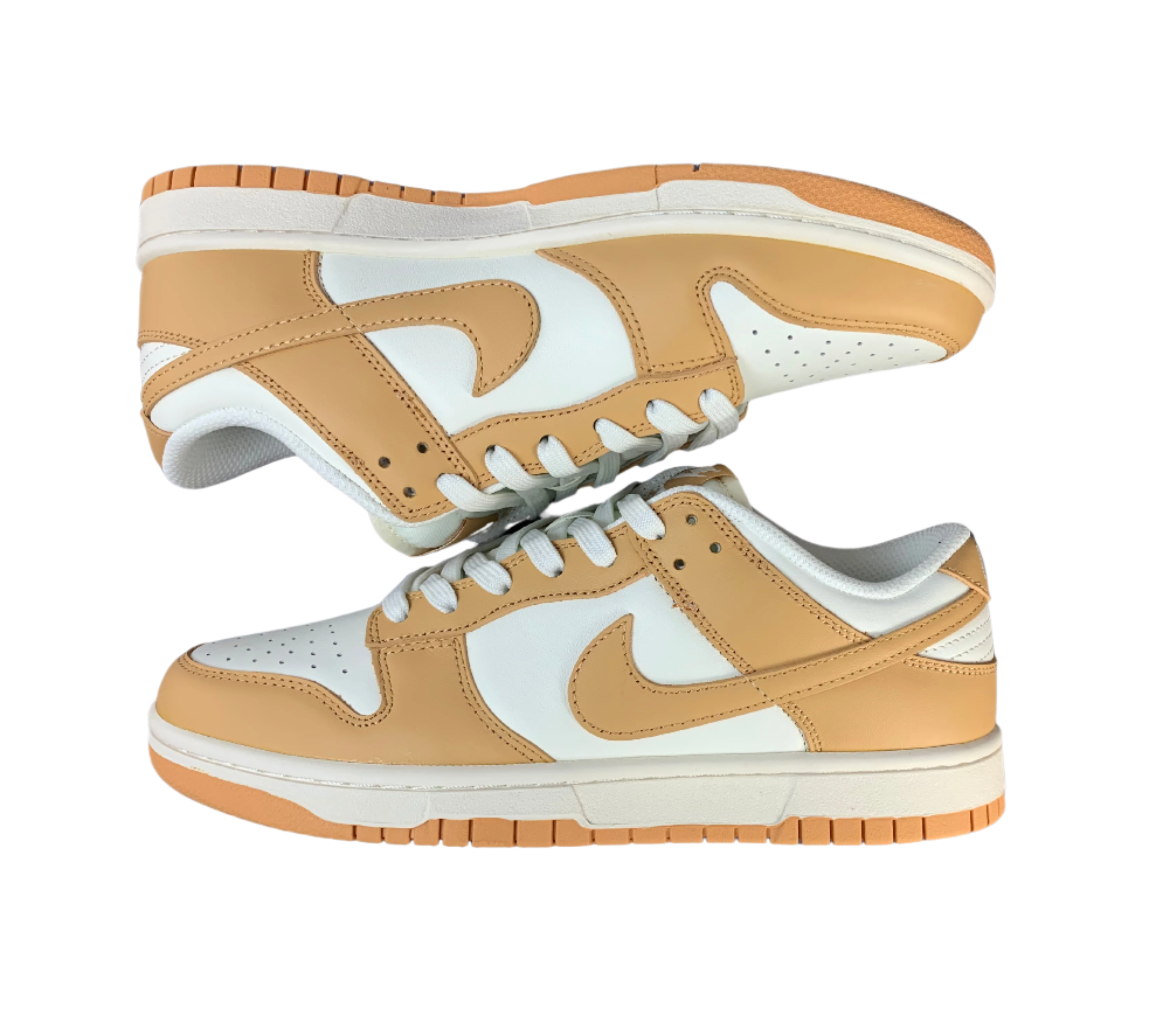 SB Dunk Low - Tan & White Essentials