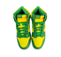 SB Dunk High - Green and Yellow Edition