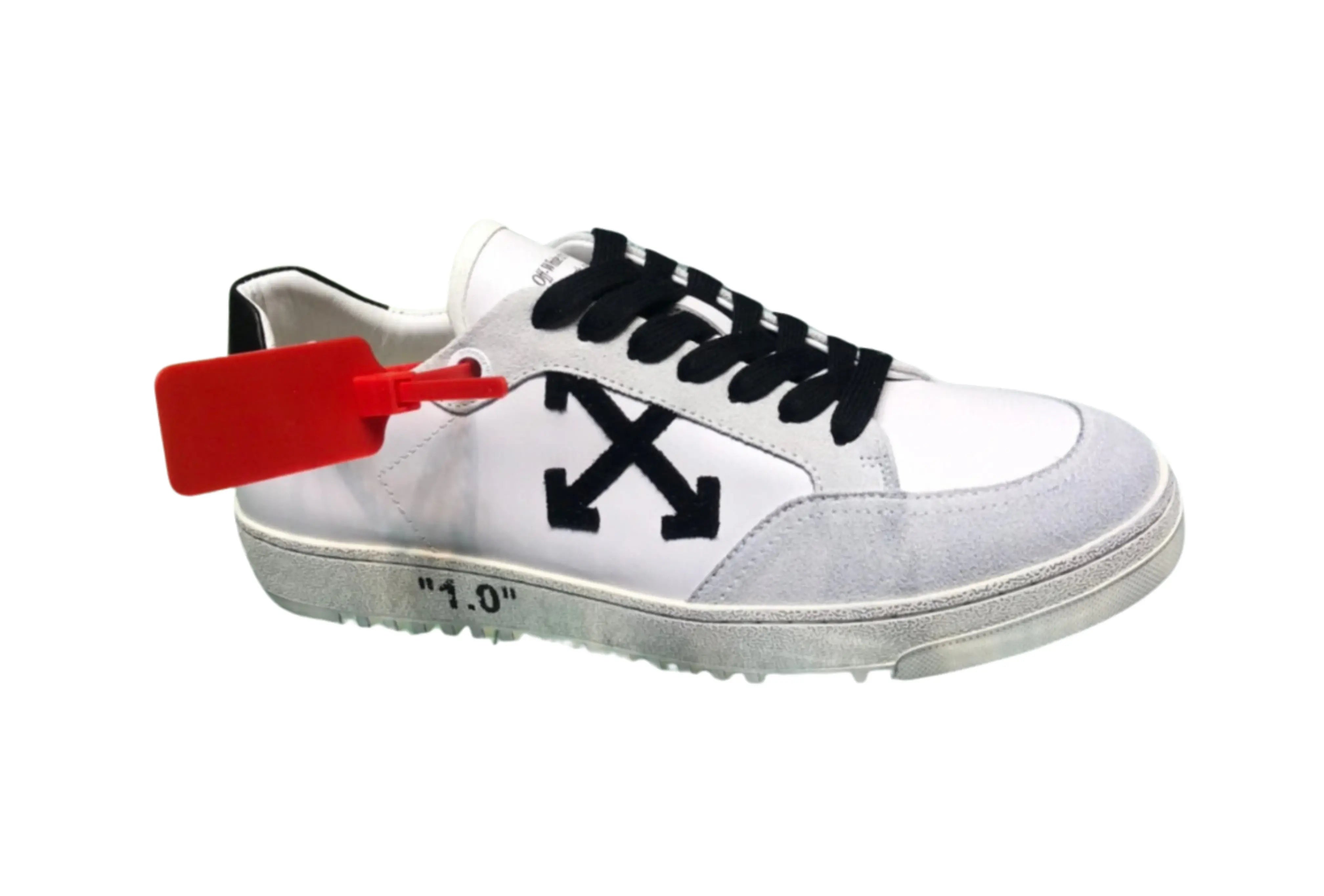 Off-White 2.0 Low Top - White, Gray & Black Off-White