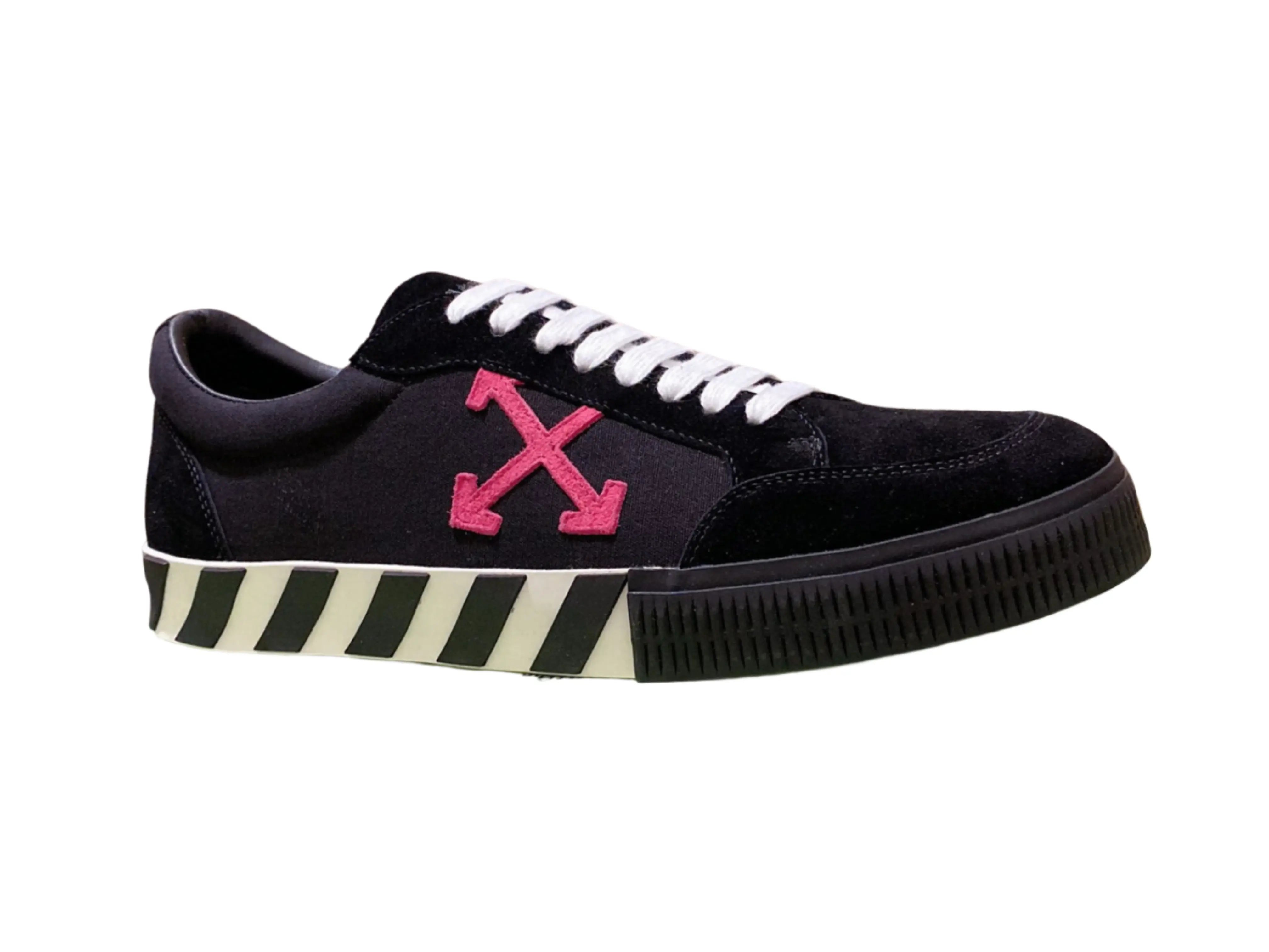 Off-White Vulcanized Low Top - Black, Pink & white Off-White
