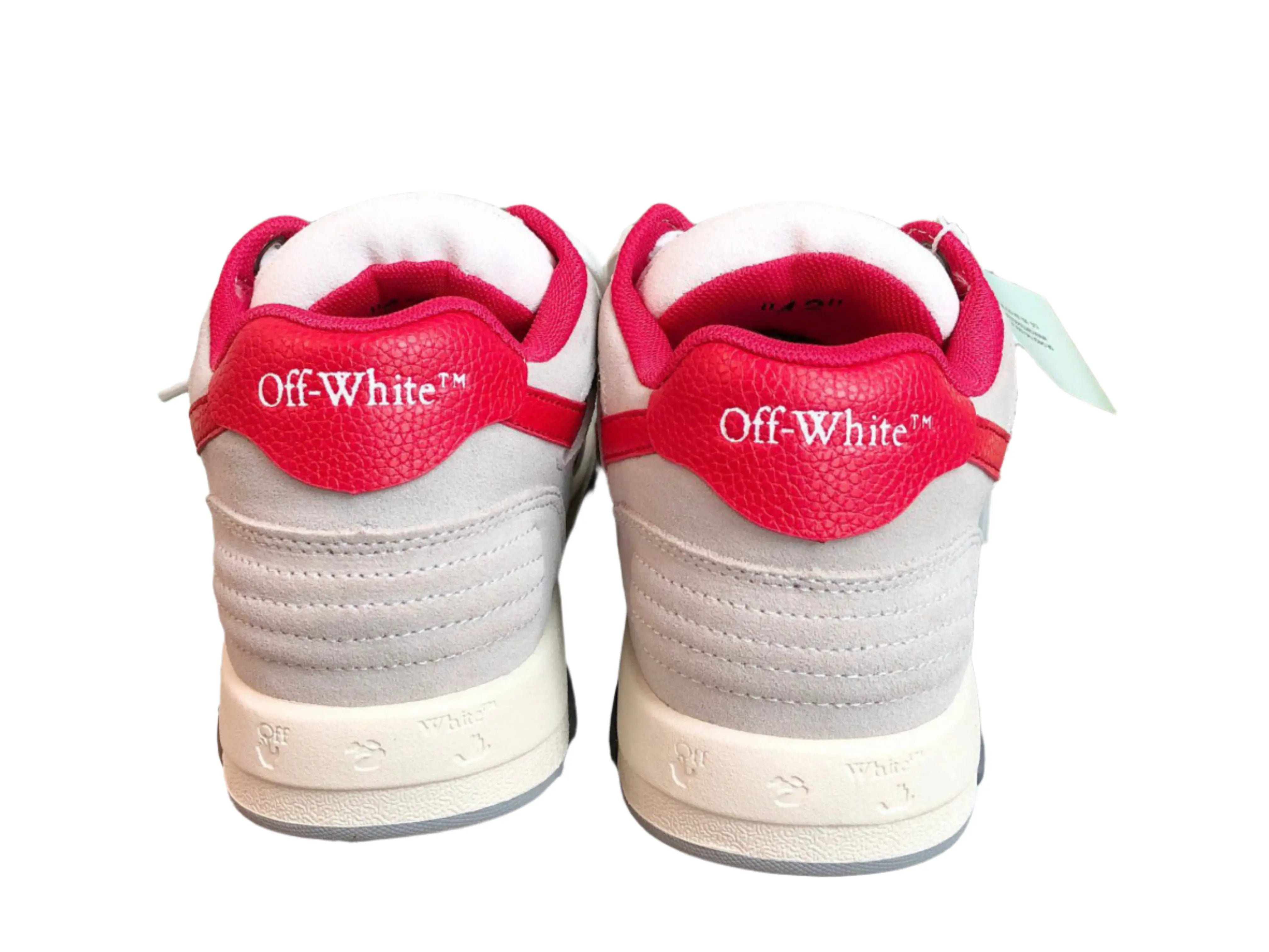 Off-White Out Of Office - White & Red Off-White