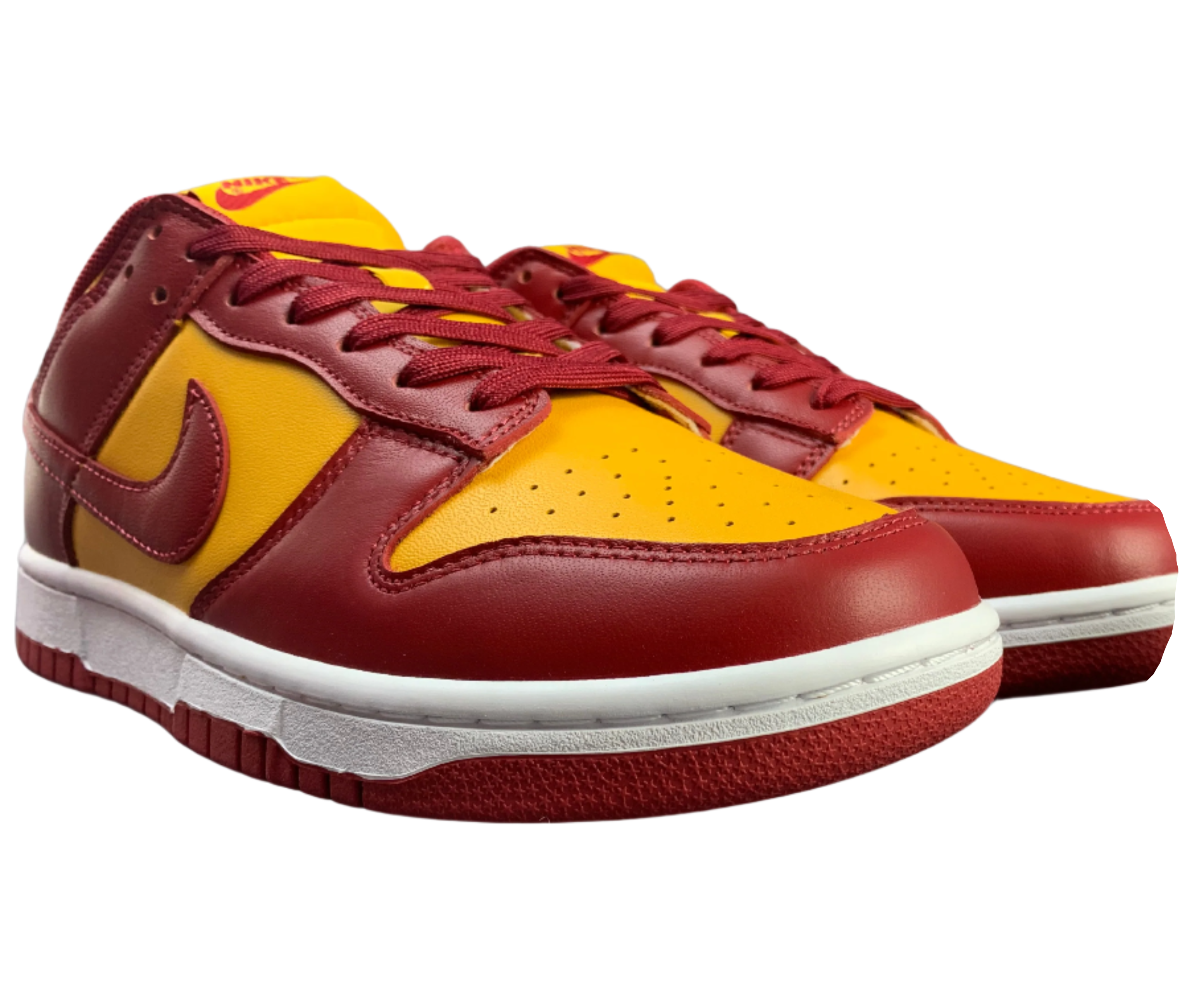 SB Dunk Low - Varsity Red & University Gold