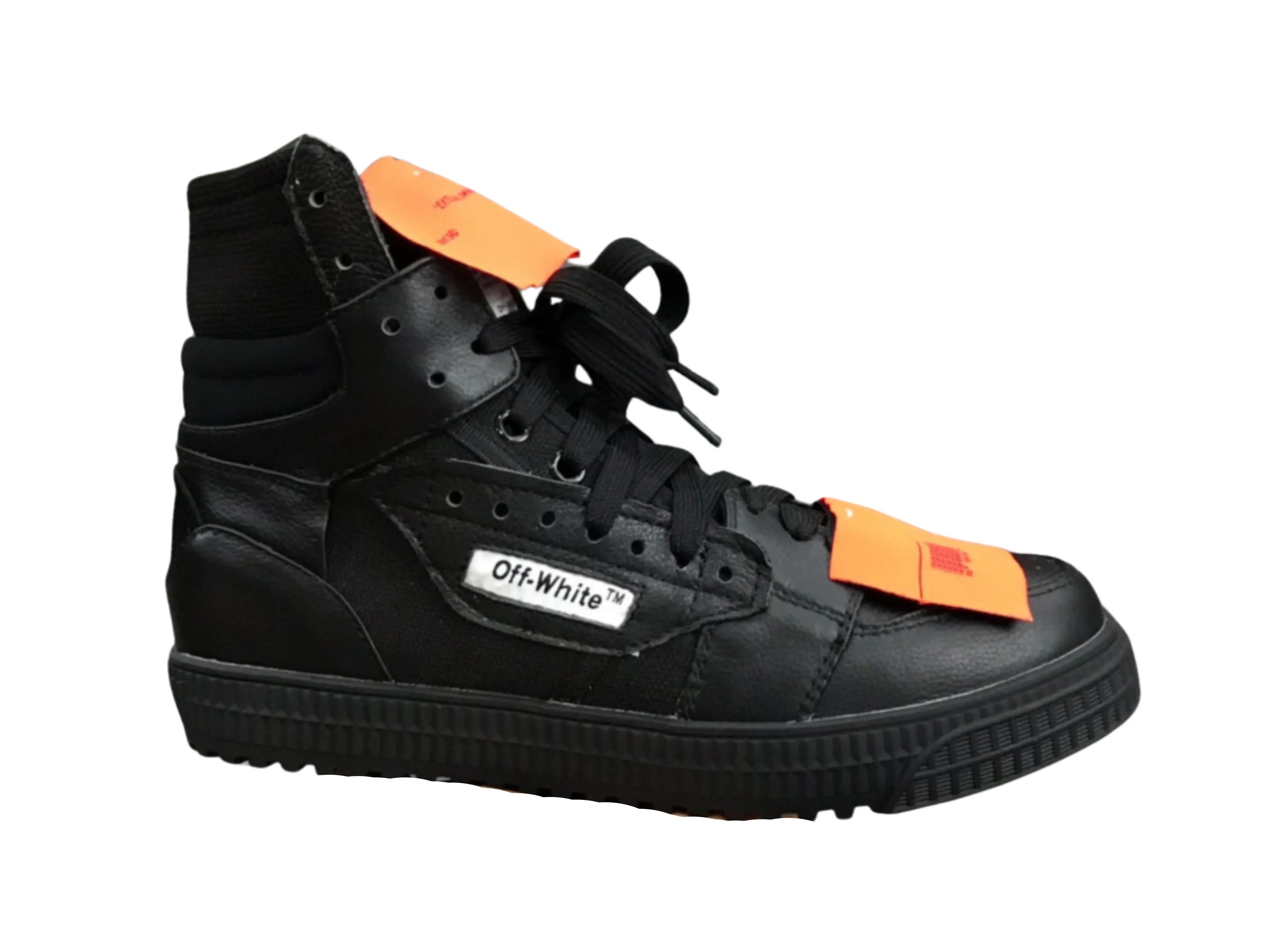 Off-White Off-Court 3.0 High Top - Leather Triple Black Off-White