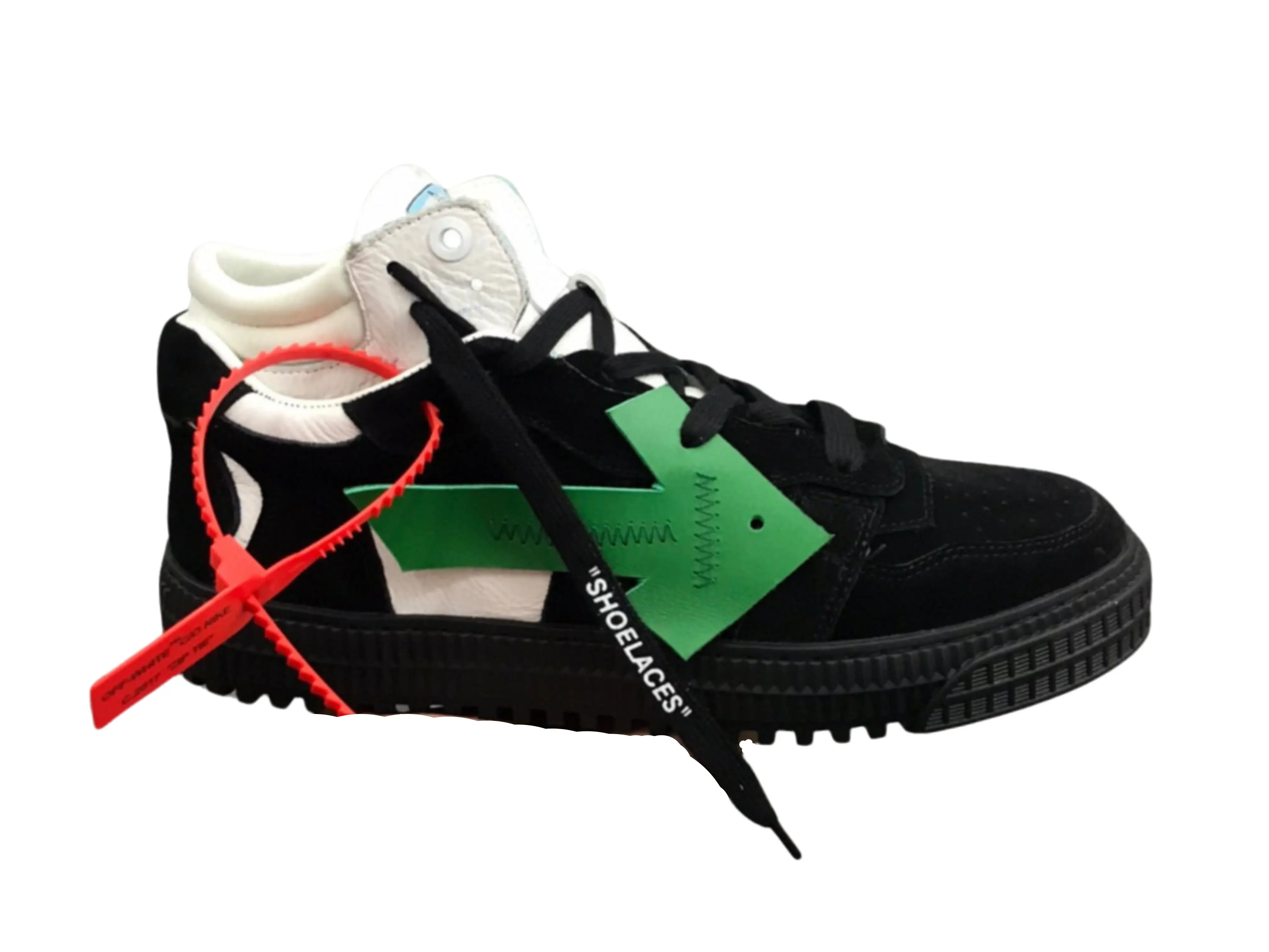 Off-White Off-Court 3.0 High Top - Black, White & Green Off-White
