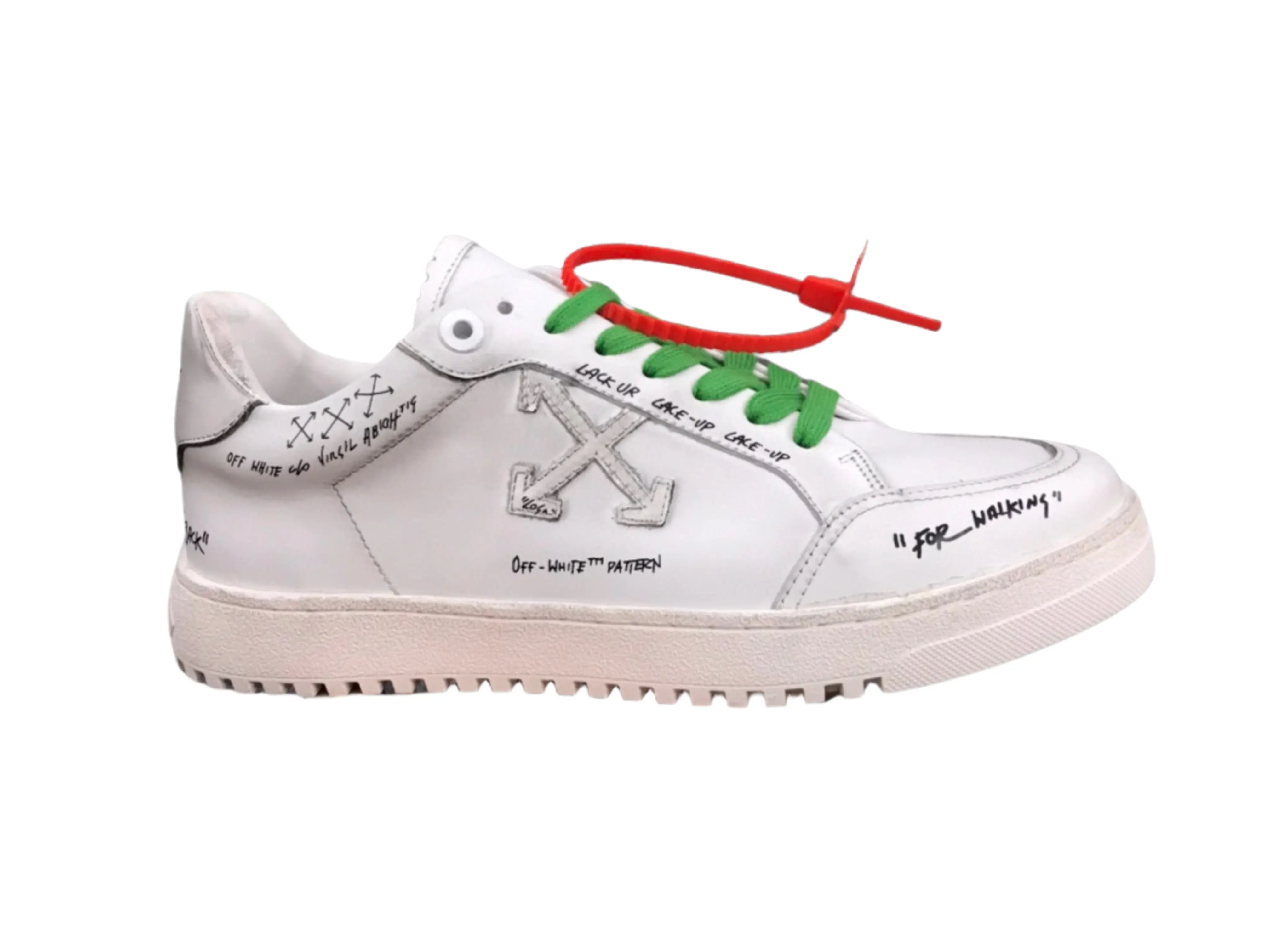 Off-White Off-Court 2.0 Low-Top - White & Green Off-White