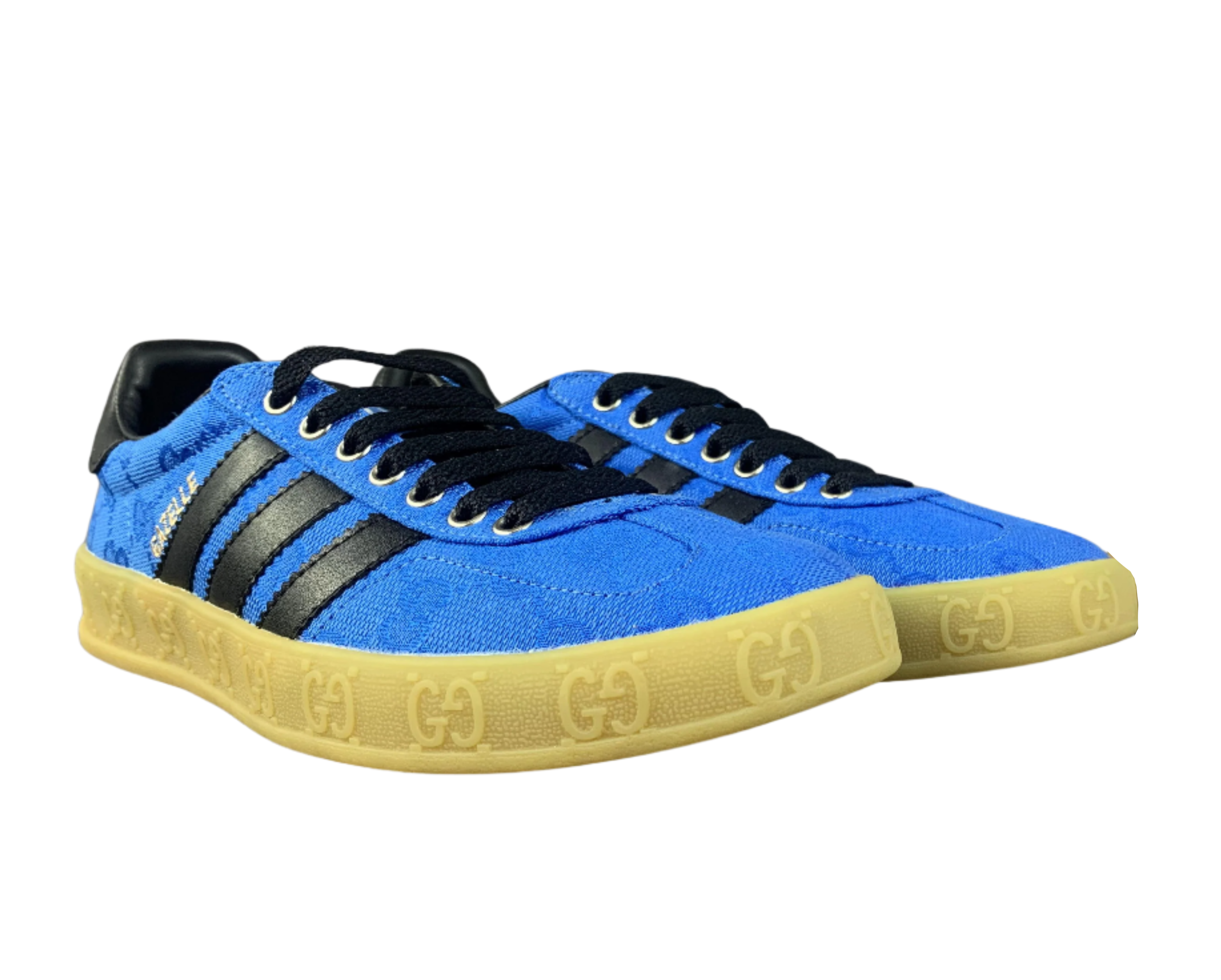 Adidas Gazelle x Gucci - Blue Monogram