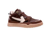 Off-White Mid-Top Sponge - Brown & Cream Off-White