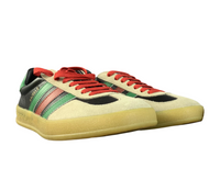 Adidas Gazelle x Gucci - Beige Suede & Tri-Color Stripes