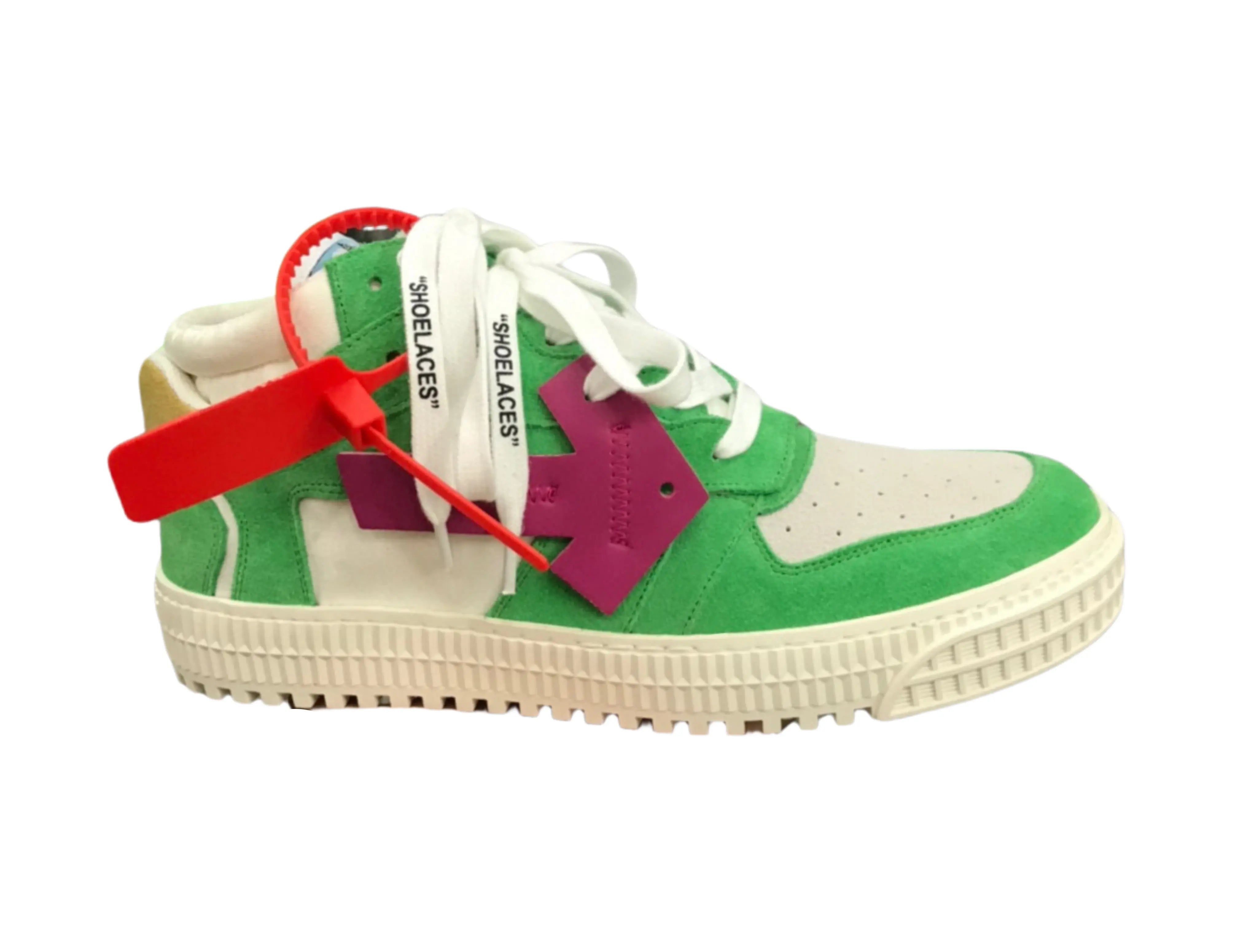 Off-White Off-Court 3.0 High Top - Green, Purple & White Off-White