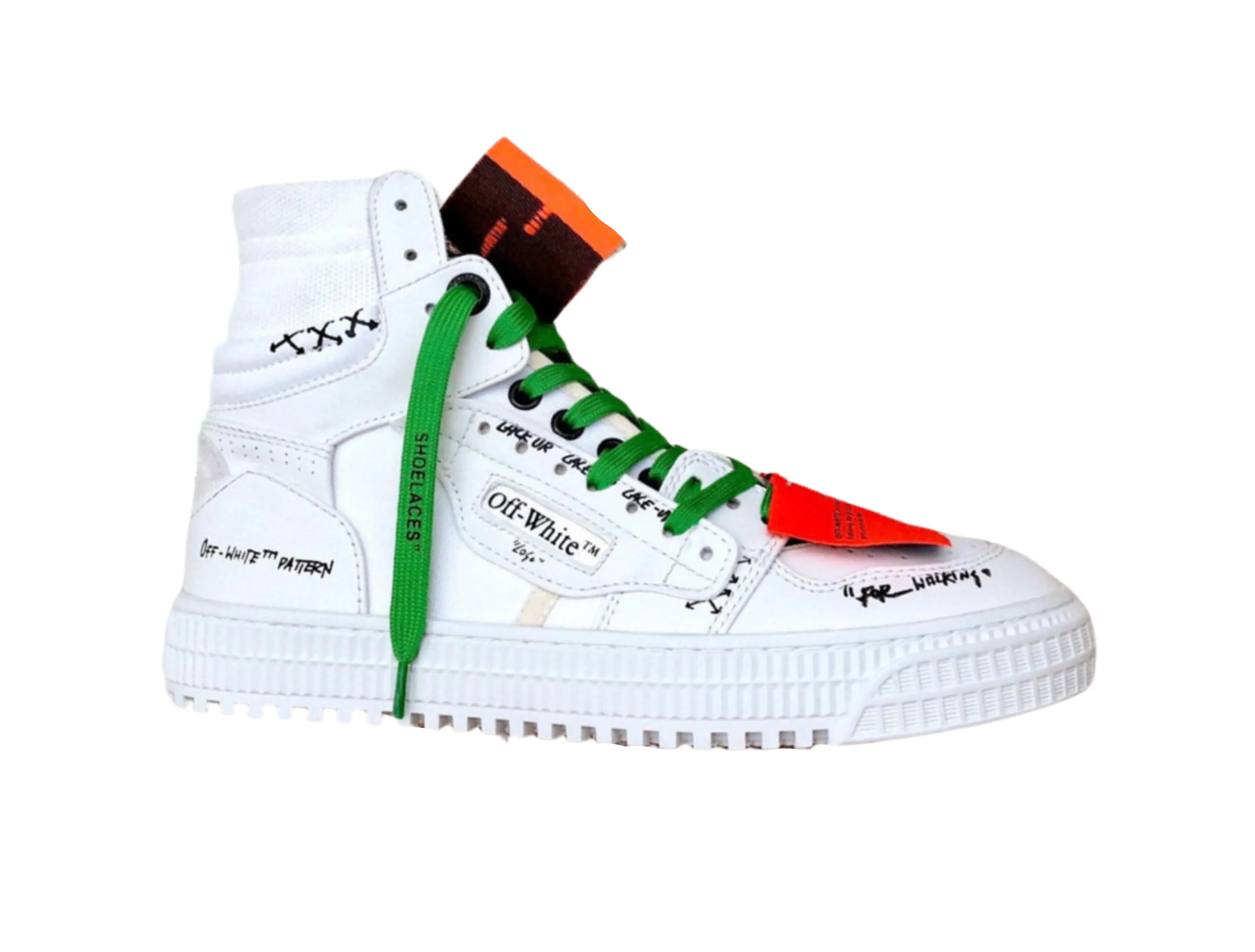 Off-White Off-Court 3.0 High Top - White & Green Off-White