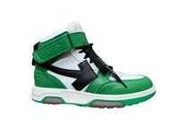 Off-White Out of Office Mid Top - Green & Black Off-White
