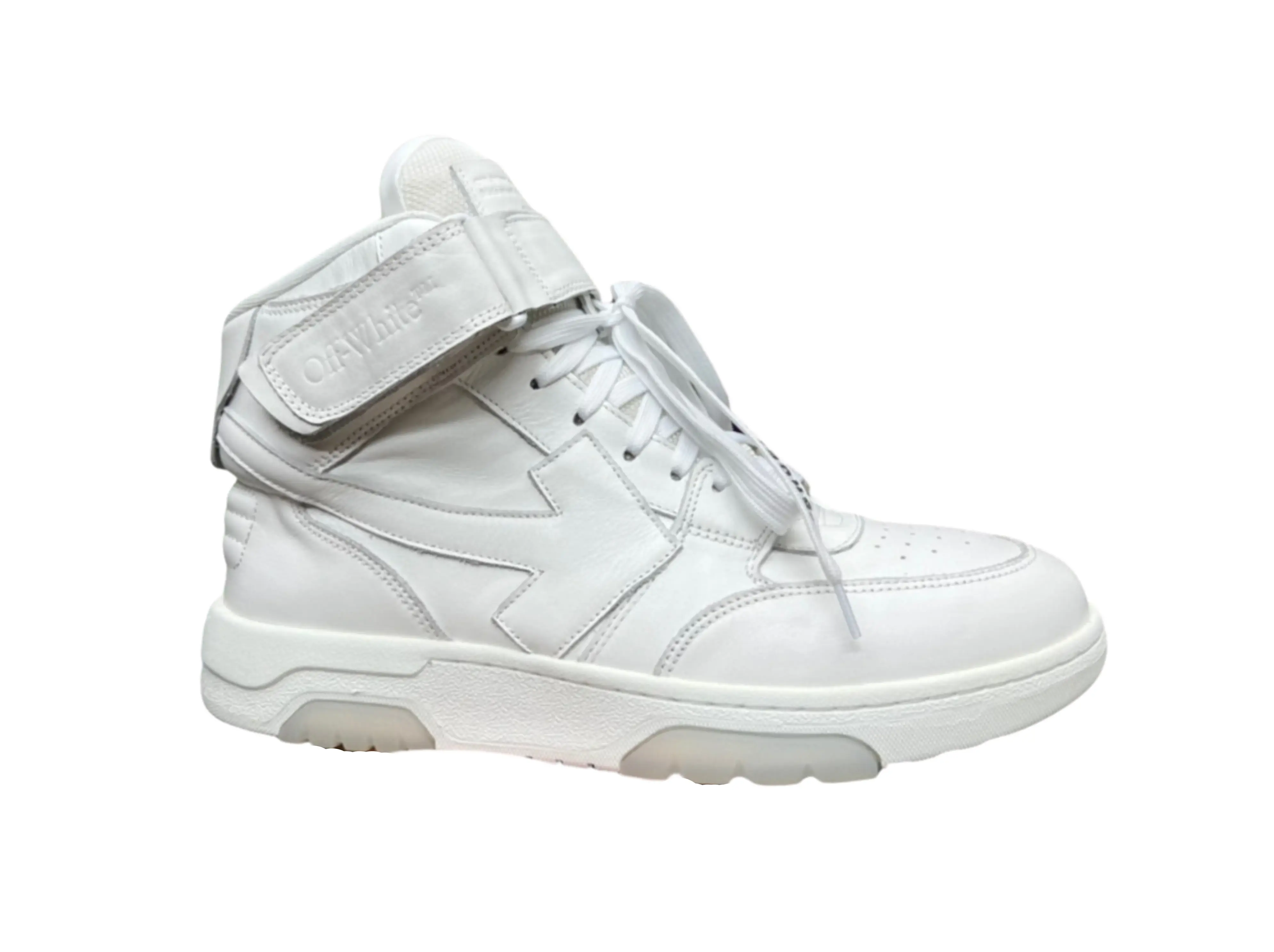 Off-White Out of Office High Top - Triple White Off-White