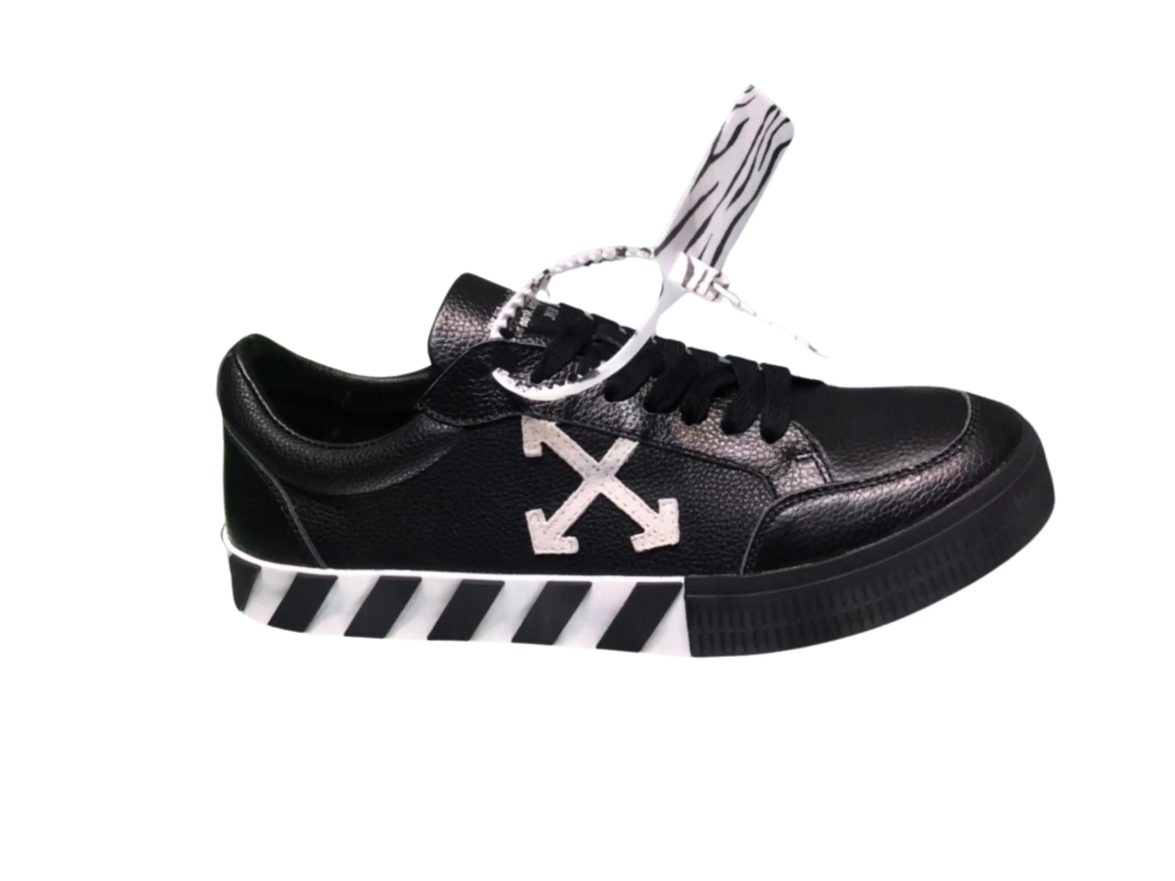 Off-White 2.0 Low Top - Black & White Leather Off-White