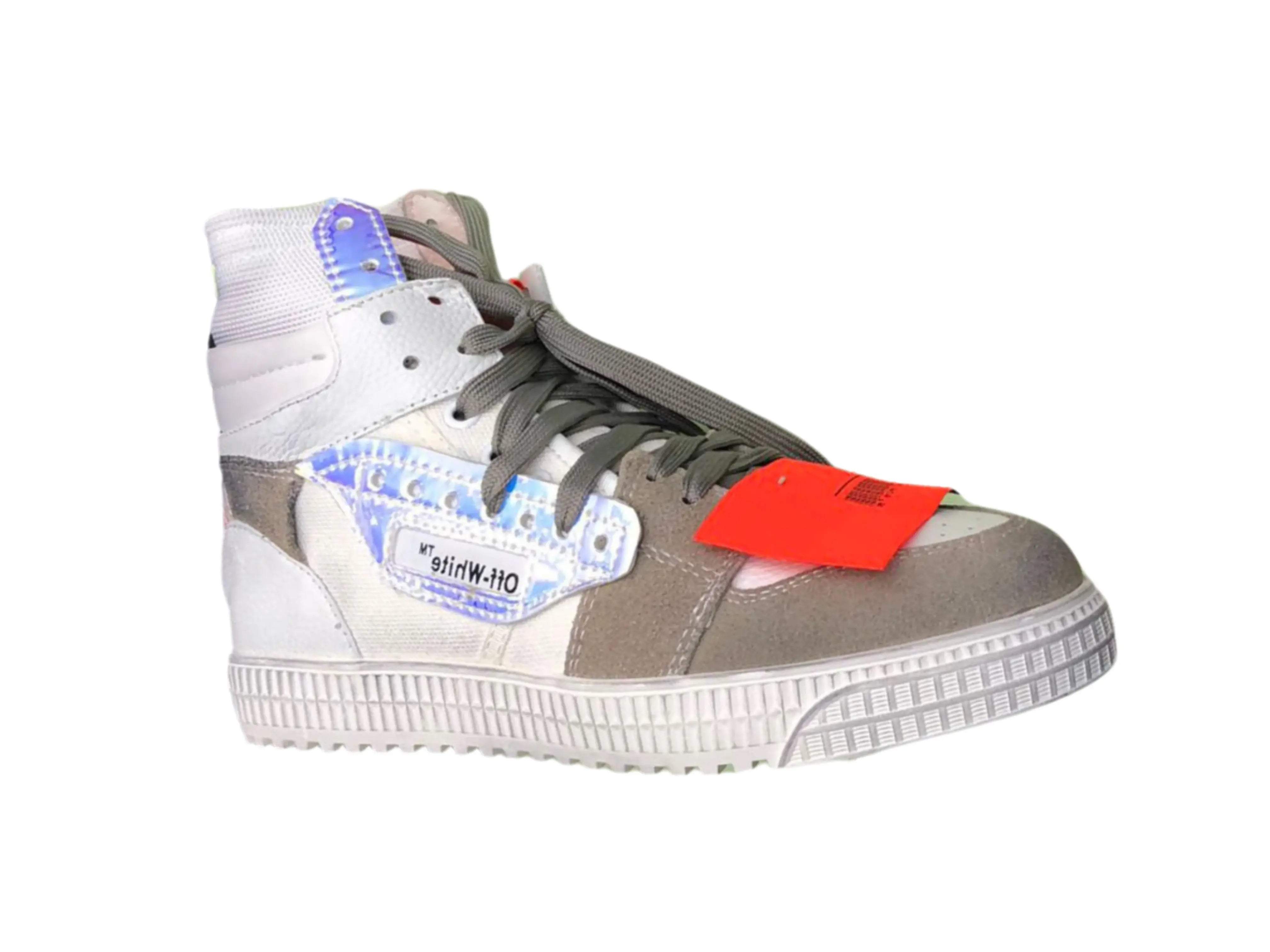 Off-White Off-Court 3.0 High Top - Grey, White & Iridescent